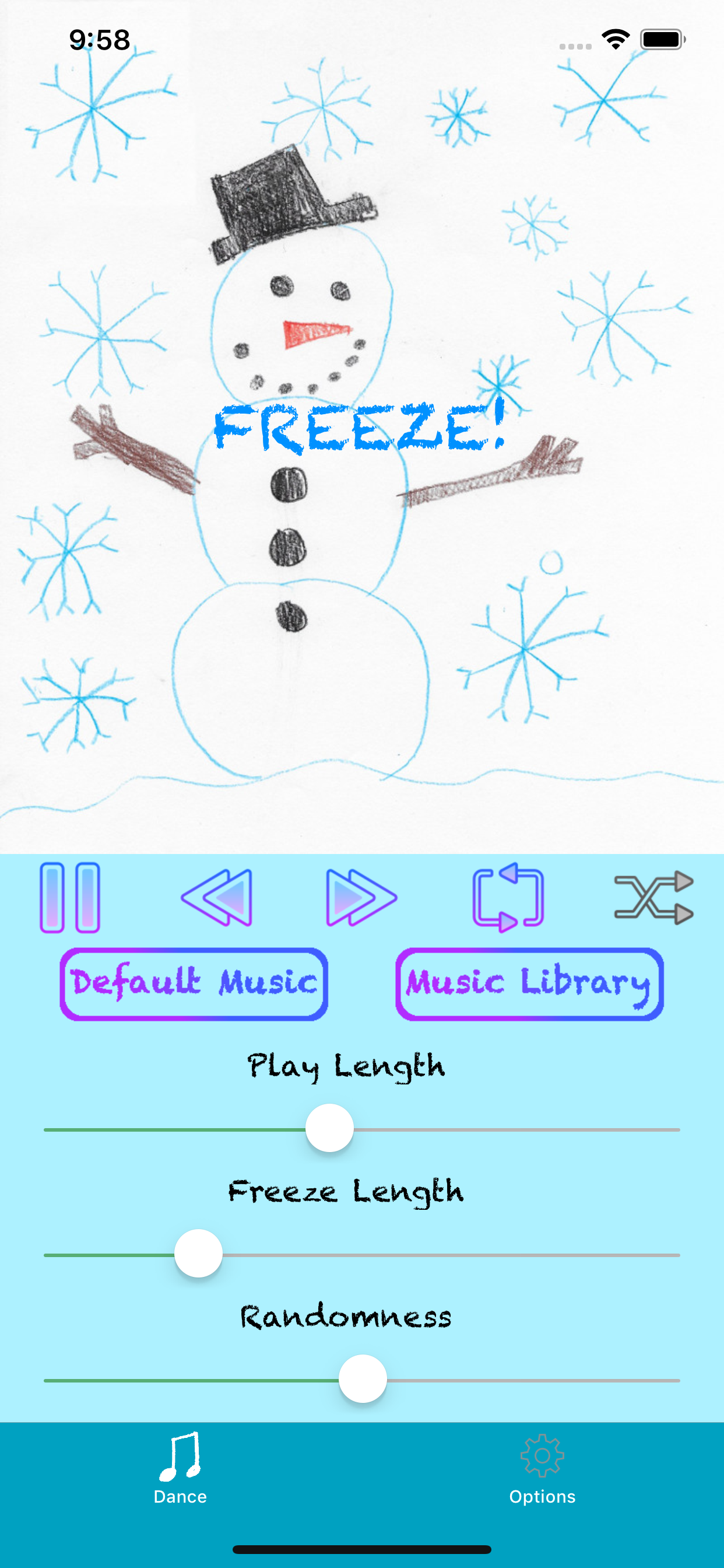 Freeze Dance, Apps